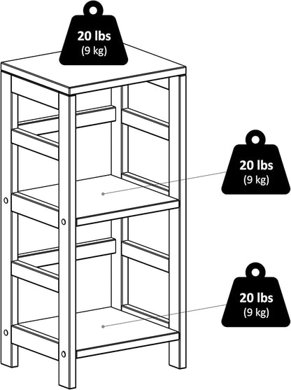 Winsome Leo Model Name Shelving, Tall, Espresso