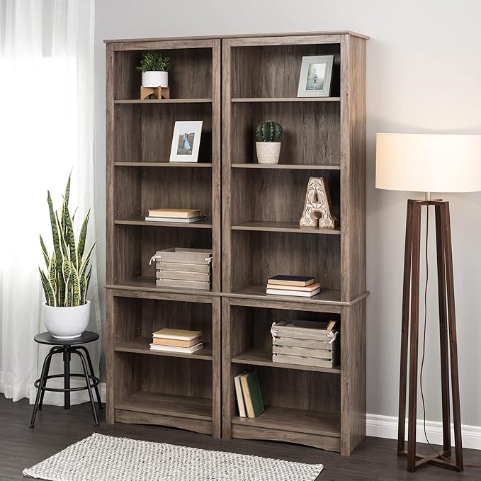 Prepac Prepac Home Office Tall 6-Shelf Bookcase