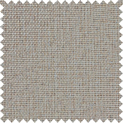 Macochico Pinch Pleated 100% Blackout Curtains Beige Linen Curtains for Bedroom Living Room Farmhouse Thermal Insulated Window Panels Pleated Curtains with Hooks and Tieback 52”Wx72”L 1 Panel