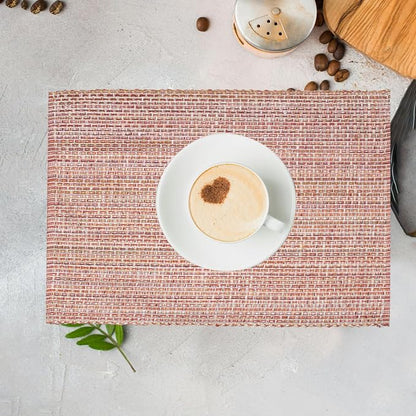 Urban Villa Two Tone Placemat Cotton Tablemat 14x20 (Set of 6) Fall