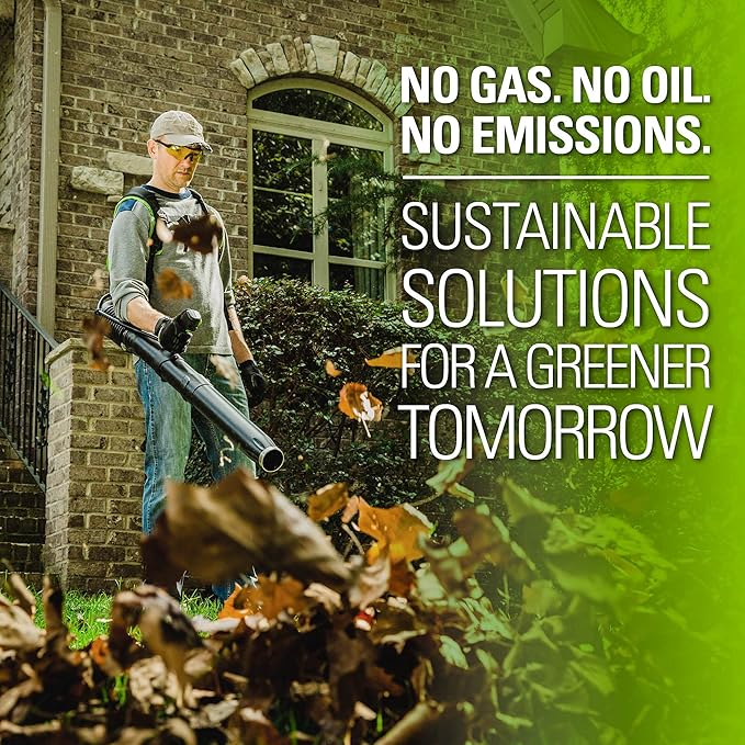 Greenworks 80V (180 MPH / 610 CFM / 75+ Compatible Tools) Cordless Brushless Backpack Blower, Tool Only