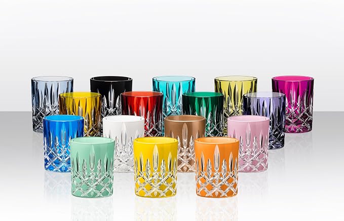 RIEDEL Laudon Tumbler, Yellow Crystal Glass, Single Pack, Machine Made