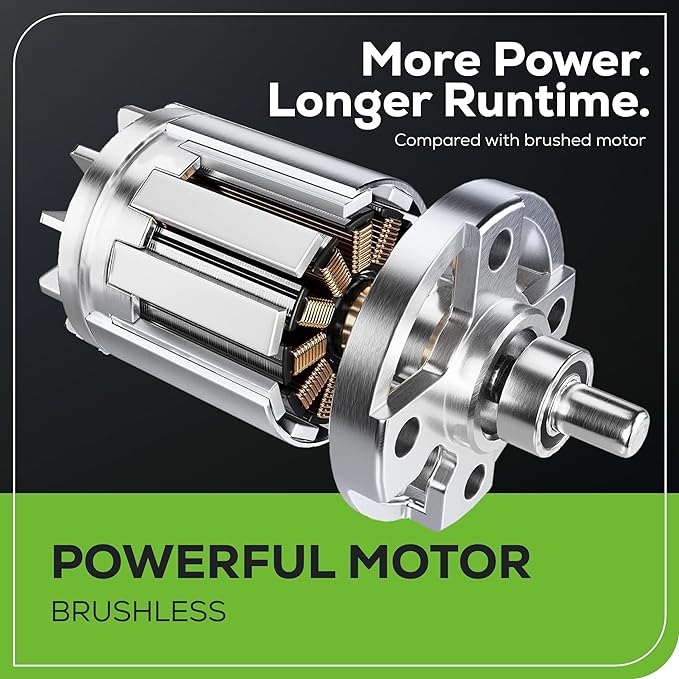 Greenworks Pro 80V (145 MPH / 580 CFM) Brushless Cordless Axial Leaf Blower, 2.5Ah Battery and Charger Included BL80L2510 & PRO 80V 2.0Ah Lithium-Ion Battery (Genuine Battery)