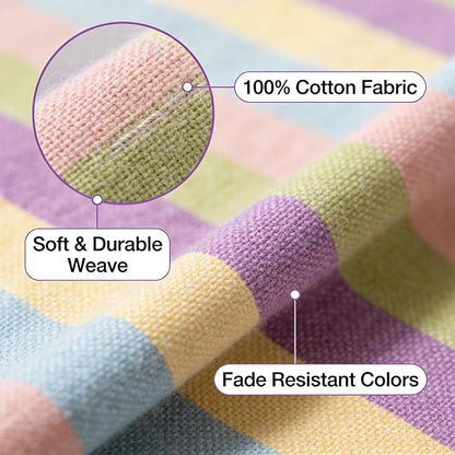 Urban Villa Tablecloth Cotton Tabletop 60x102 (8-10 Seats) Easter Checks