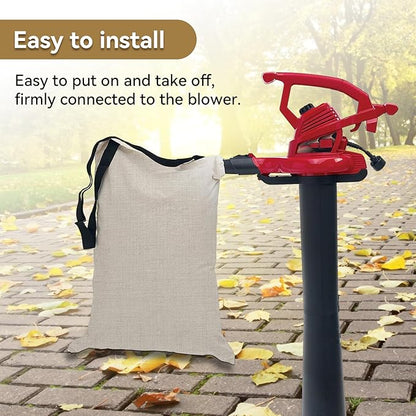 127-7040 Leaf Blower Vacuum Bag Compatible with Toro 51574 51592 51593 51602 51609 51581 51558 - Metal Bottom Zip Debris Collection Vac Bag Replaces 137-2336 108-8994 - 2 Pack