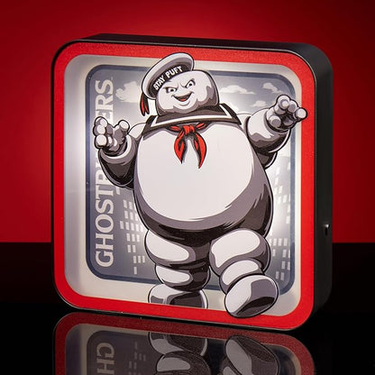 Numskull NS4833 Ghostbusters Stay Puft Acrylic Logo Desk Lamp