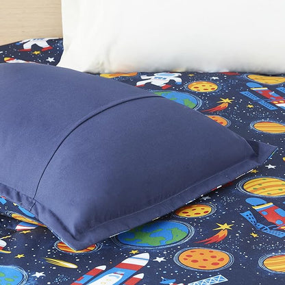 Mi Zone Kids Nash Printed Comforter Set, Full/Queen, Multi 4 Piece