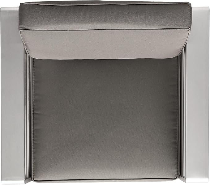 Christopher Knight Home Cape Coral Outdoor Chat Set with Fire Table, 5-Pcs Set, Khaki / Dark Grey