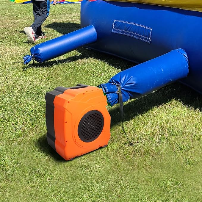 VEVOR Inflatable Blower, 1100W, 1.5 & 1.7 HP Bounce House Blower, Pump Commercial Air Blower for Inflatables, 3100 RPM Bouncy Castle Electric Fan for Bounce House, Waterslides