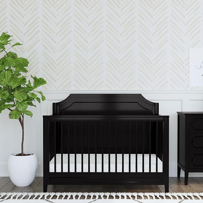 DaVinci Chloe Regency 4-in-1 Convertible Crib in Ebony, Greenguard Gold Certified