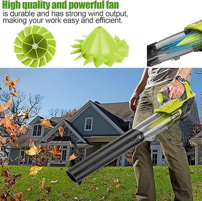 Blower Fan Replacement for Ryobi Leaf Blower 18V One+ P2108 & P21081 Cordless - Fan Blades Replacement Part # 529437004 529437003 529437001