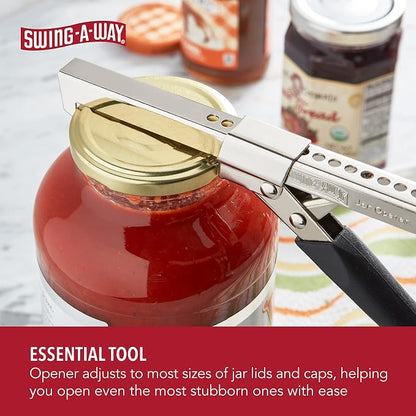 Swing-A-Way Comfort Grip Jar Opener - Black