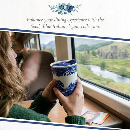 Spode Blue Italian 8oz Travel Mug