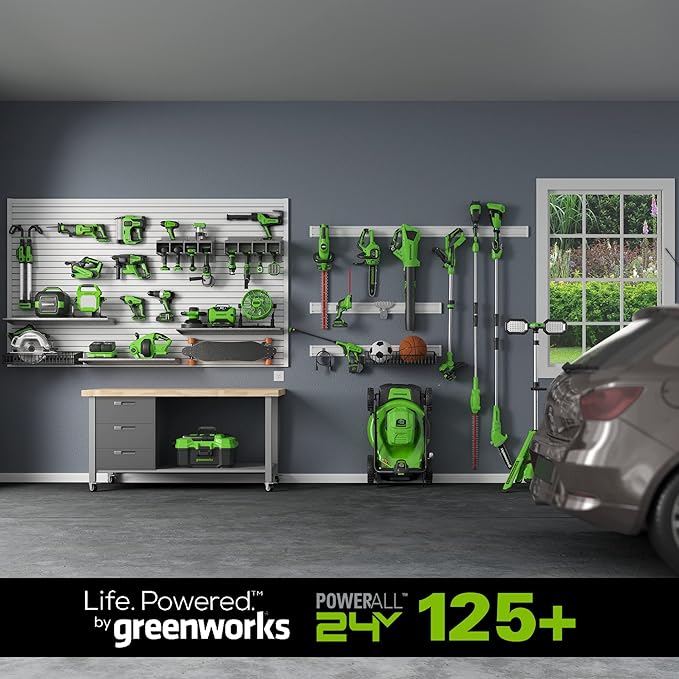 Greenworks 24V Axial Blower (100 MPH / 330 CFM), 2.0Ah Battery and Charger