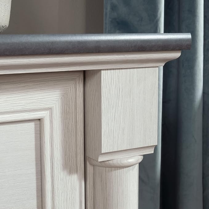 Sauder Palladia Lateral File, L: 36.81" x W: 22.01" x H: 29.61", Glacier Oak