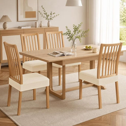 BIETYONE Waterproof Dining Chair Covers, Stretch Seat Protector, Washable | 2 Pack, Waterproof, Stretch Fit, Washable, Spill Resistant, Soft, Dining Chair Covers, Seat Protector