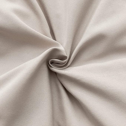 Twin Size Comforter Sets Solid Color 2PCS Boho Beige Bed Comforter Set Tannish Grey Soft Lightweight Microfiber Kids Bedding Set for All Season (1 Comforter, 1 Pillowcase)