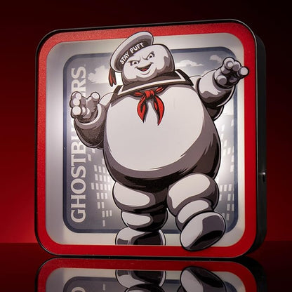 Numskull NS4833 Ghostbusters Stay Puft Acrylic Logo Desk Lamp