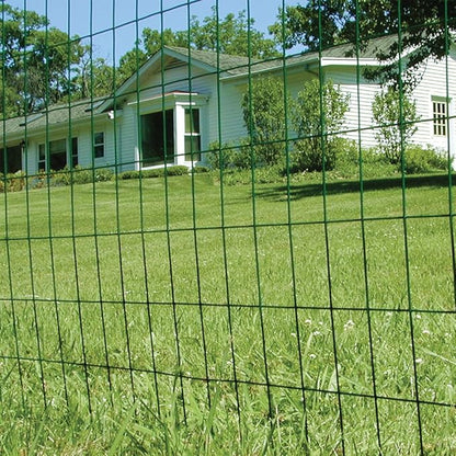 YARDGARD – 2 in. x 3 in. Mesh Welded Wire Fence – 24 in. x 25 ft. 16‑Gauge Green Vinyl Coated Galvanized Steel – For Animal Enclosures | Garden Protection | Property Boundaries