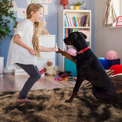YOBATH Shag Area Rugs for Living Room Bedroom - Fluffy Rugs 6x9 Coffee Rug, Shaggy Rug for Girls Boys Living Room Rugs, Fuzzy Carpet for Nursery Dorm
