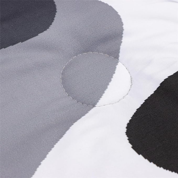 Meeting Story Camouflage Bedding Set, Colorful Pattern Style Comforter Set, 5 PCS One Comforter Two Pillowcases Two Sheets in One Bag, All Season Bedspread for Teens Adults (Grey,Twin5pcs