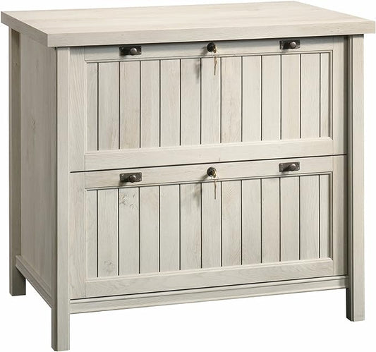 Sauder Costa Lateral File, Chalked Chestnut finish