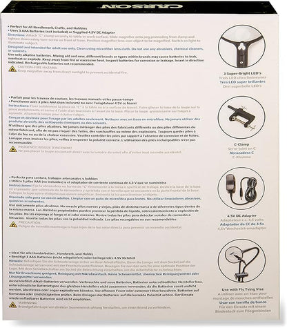 Carson MagniFlex Hands Free Tabletop Mounted Magnifier (CL-65)