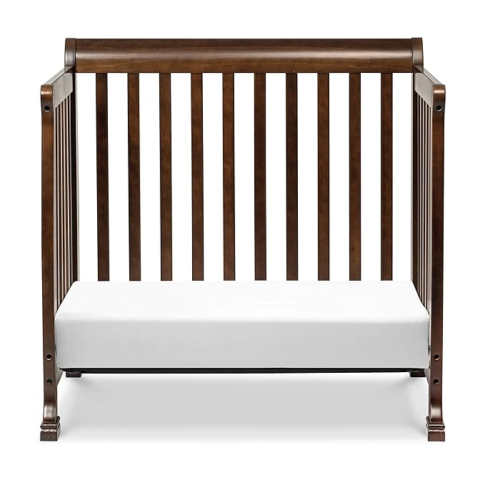 DaVinci Kalani 4-in-1 Convertible Mini Crib in Espresso | Greenguard Gold Certified