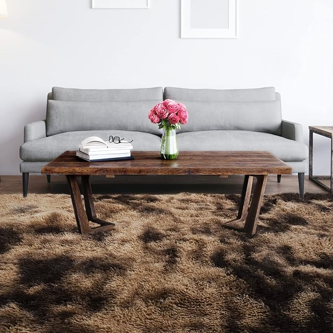 YOBATH Shag Area Rugs for Living Room Bedroom - Fluffy Rugs 6x9 Coffee Rug, Shaggy Rug for Girls Boys Living Room Rugs, Fuzzy Carpet for Nursery Dorm