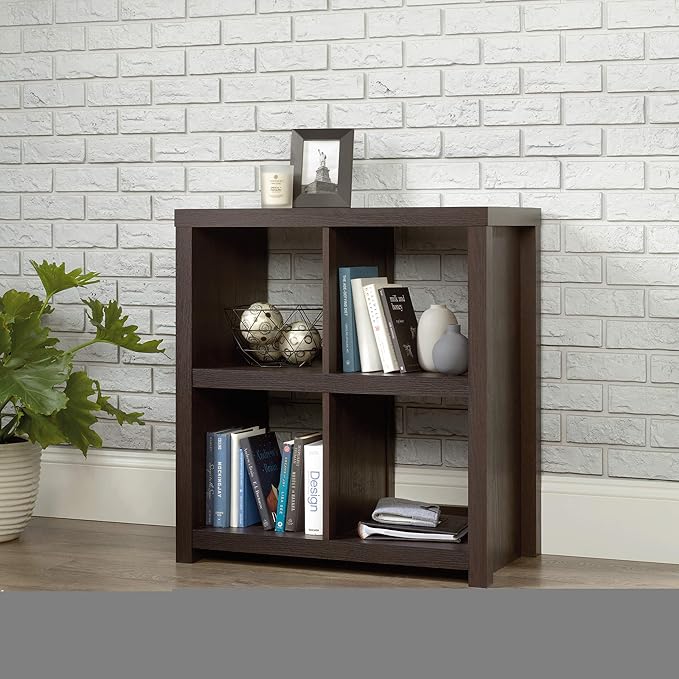 Sauder HomePlus 4-Cube Bookcase, Dakota Oak finish