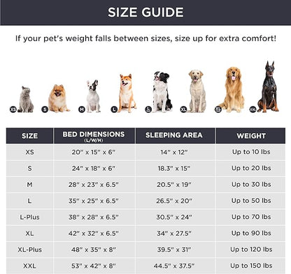 Bedsure Orthopedic Dog Bed for Extra Large Dogs - XL Washable Dog Sofa Beds Large, Supportive Foam Pet Couch Bed with Removable Washable Cover, Waterproof Lining and Nonskid Bottom, Blue