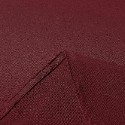 sancua Rectangle Tablecloth - 54 x 120 Inch - Stain and Wrinkle Resistant Washable Polyester Table Cloth, Decorative Fabric Table Cover for Dining Tables, Buffet Parties and Camping, Burgundy