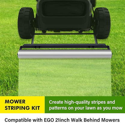 21inch Mower Striping Stainless Steel Kit Easy Install for EGO 21inch Walk Behind Mowers Instantly Upgrade Your Lawn to Professional Looking Stripes ﻿
