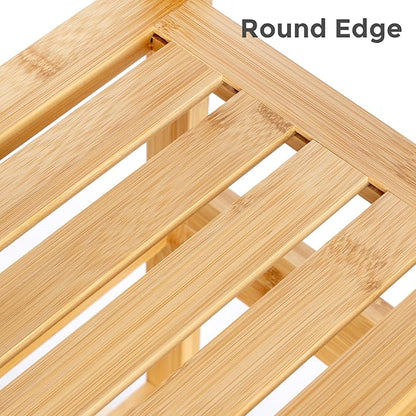 4-Tier Bamboo Ladder Shelf
