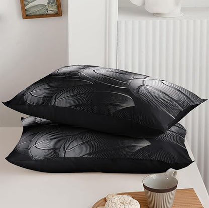 6 PCS Basketball Queen Comforter Sets,Queen Basketball Bedding Sets for Boys,Basketball Sports Comforter Set,Queen Size Bedding Sets for Boys,Bed in A Bag with Sheets(Queen-6 Pieces)