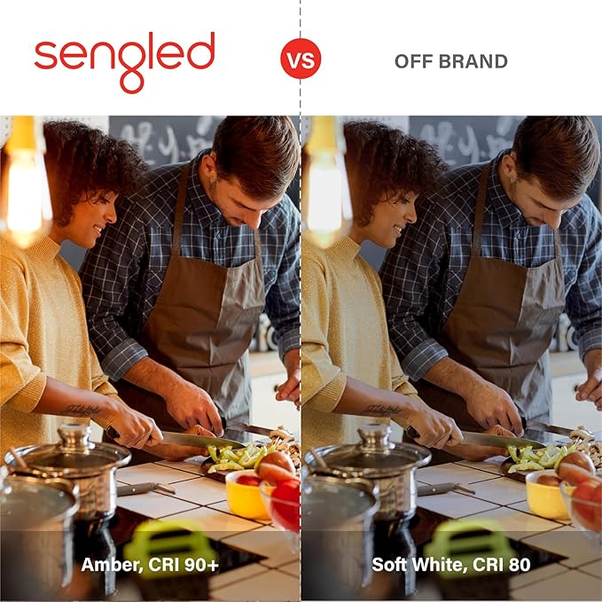Sengled Smart Edison Bulbs, S1 Auto Pairing with Alexa Devices, Vintage Smart Light Bulbs That Work with Alexa, Bluetooth Mesh Smart ST19 Led Bulb 60 Watt Equivalent, 2000K E26 (2 Pack)