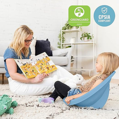 ECR4Kids Leaf Floor Seat, Rocker Chair, Earthtone, 6-Piece
