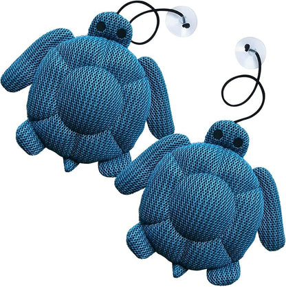 Hot Tub Scum Absorber, 2 Pack Hot Tub Accessories for Adults, Turtle Hot Tub Sponge Scum Cleaner Gifts for Spa, Reusable Oil Absorbing Scumbug Remover Keeps Water Clean
