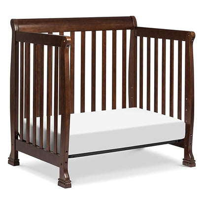 DaVinci Kalani 4-in-1 Convertible Mini Crib in Espresso | Greenguard Gold Certified
