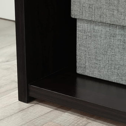 Sauder Beginnings 3 Bookcase/Book shelf, L: 24.57" x W: 11.50" x H: 35.28", Cinnamon Cherry finish