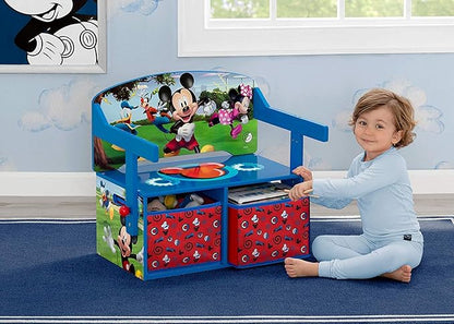 Delta Children Kids Convertible Activity Bench - Greenguard Gold Certified, Disney Mickey Mouse
