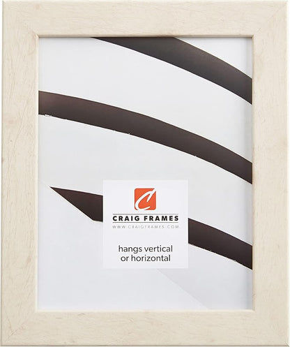 Craig Frames Bauhaus 125, 24x36 Picture Frame, Rustic White Pine