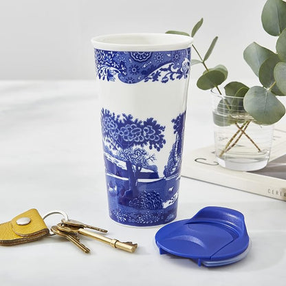 Spode Blue Italian 8oz Travel Mug