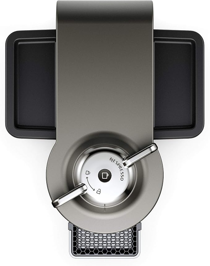 Nespresso Vertuo Coffee and Espresso Machine by De'Longhi, 54 ounces, Titan, Grey