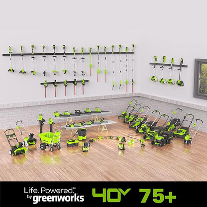 Greenworks 40V Leaf Blower/Sweeper, 150 MPH, Lightweight, Quiet, with 2.0 Ah Battery and Charger