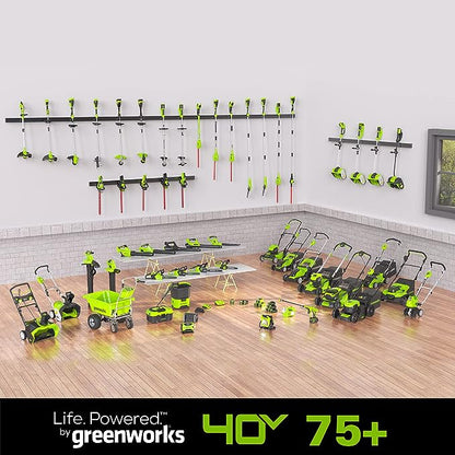 Greenworks 40V (120 MPH / 500 CFM / 75+ Compatible Tools) Cordless Axial Leaf Blower, Tool Only