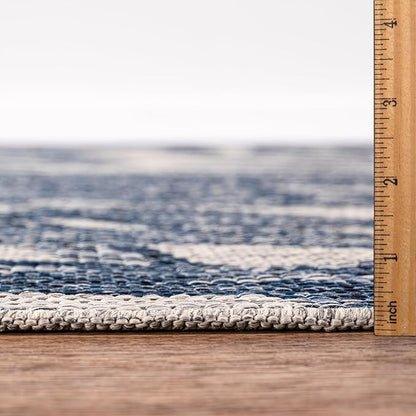Keen Home Design Terrace Outdoor Area Rug - 9x12 Washable Indoor/Outdoor Rug for Patio, Kitchen, Balcony, Beach, Garden, Deck and Porch, Size: 8'10"x12'