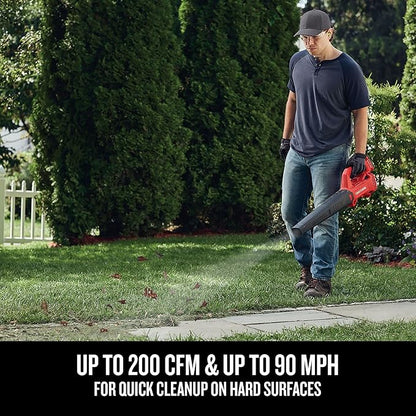 CRAFTSMAN V20 Cordless Leaf Blower, Hard Surface Blower, Bare Tool Only (CMCBL710B)