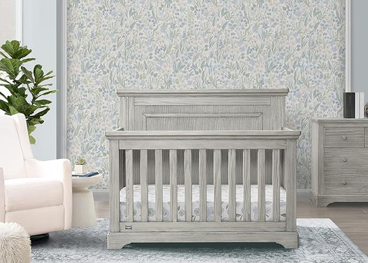 Delta Children Simmons Kids SlumberTime Paloma 4-in-1 Convertible Baby Crib - Greenguard Gold Certified, Rustic Mist
