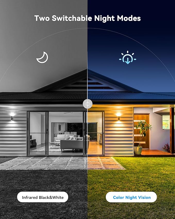 Swann Home Security Camera System with 2TB HDD, 8 Channel 8 Cam, POE Cat5e NVR 4K HD Video, Indoor or Outdoor Wired Surveillance CCTV, Color Night Vision, Heat Motion Detection, LED Lights, 886808FB